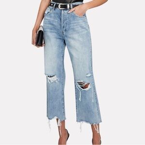 Pistola Cassie high rise straight leg jeans 28
